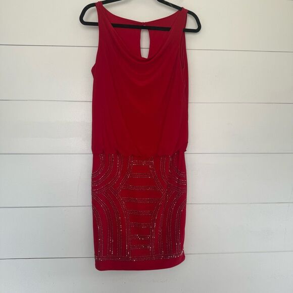 Cache Women’s Small Beaded Y2K Dress 2000s - Picture 1 of 5